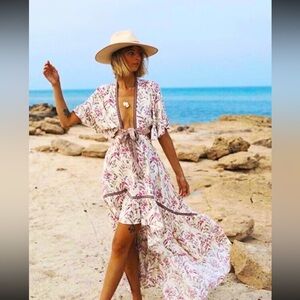 Spell and the gypsy collective Maisie BambI high low maxi dress XS EUC